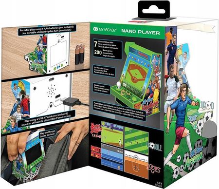 My Arcade Nano Player 4.5 All-Star Arena Collectible Retro (207 games in 1) - zdjęcie 4