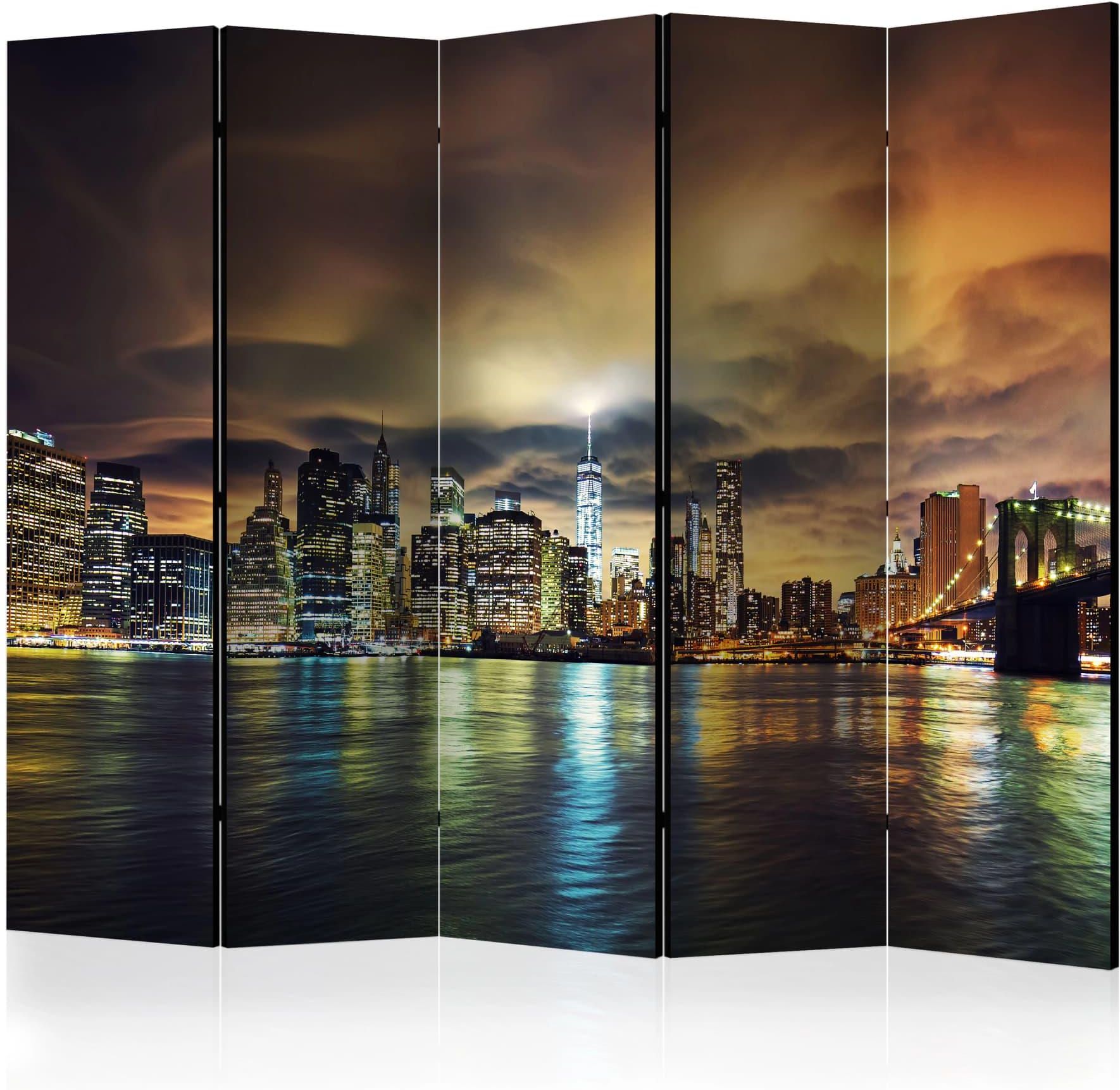 Artgeist Parawan 5 Częściowy Nowojorskie Niebo Ii Room Dividers 225X172