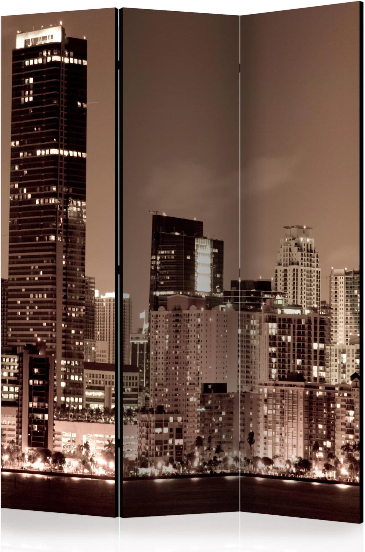 Artgeist Parawan 3 Częściowy Nocne Życie W Miami Room Dividers 135X172