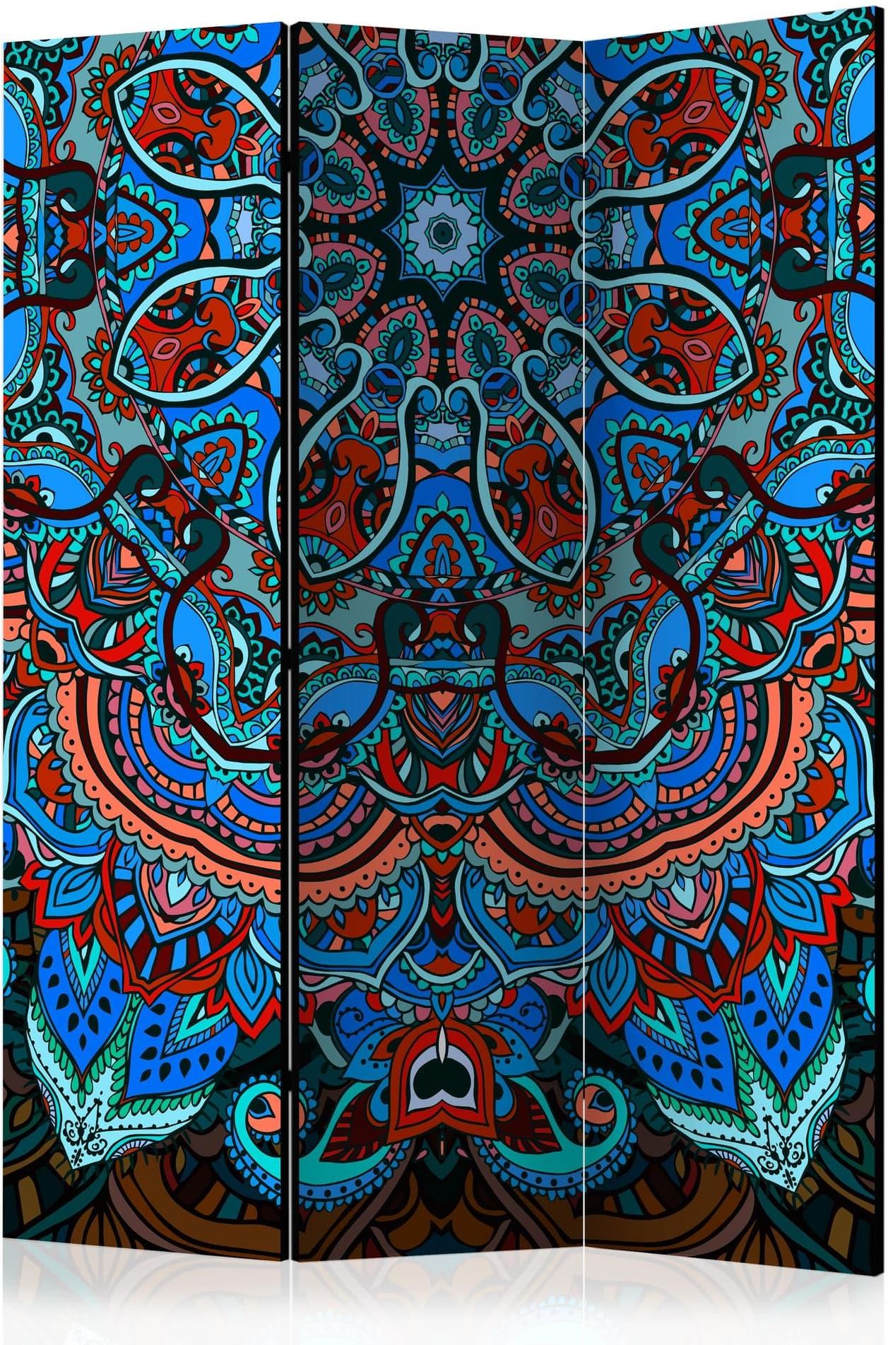 Artgeist Parawan 3 Częściowy Niebieska Fantazja Room Dividers 135X172