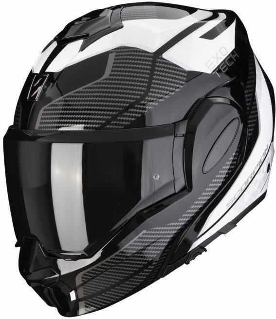 Kask Motocyklowy Scorpion Szcz Kowy Exo Tech Animo Black White Czarny