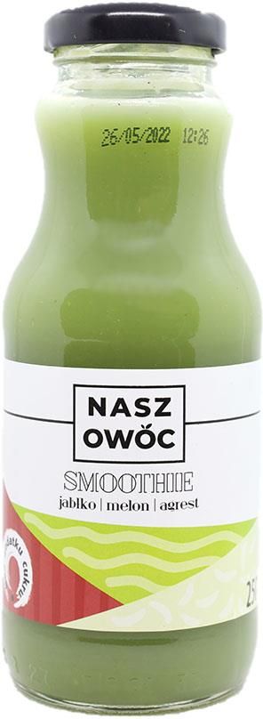 Nasz Owoc Smoothie Jabłko Melon Agrest 250ml Ceny i opinie Ceneo pl