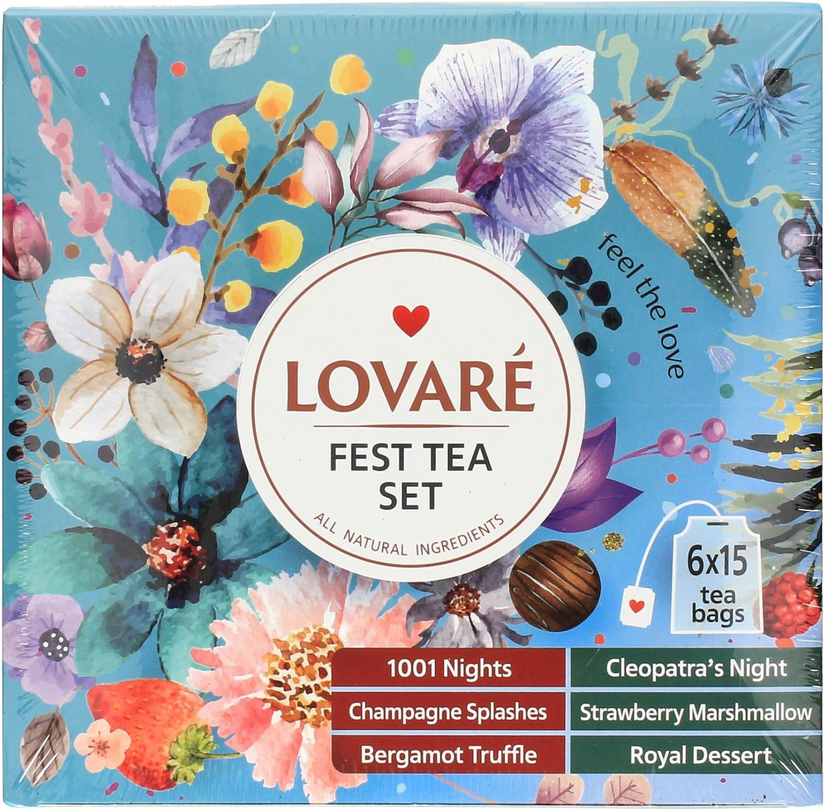 Herbata Lovare Ekspresowa Zestaw Fest Tea Set 90T Koperty Ceny I