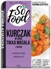 Zdjęcie So Food Kurczak W Sosie Tikka Masala Z Ryżem 330g - Poznań