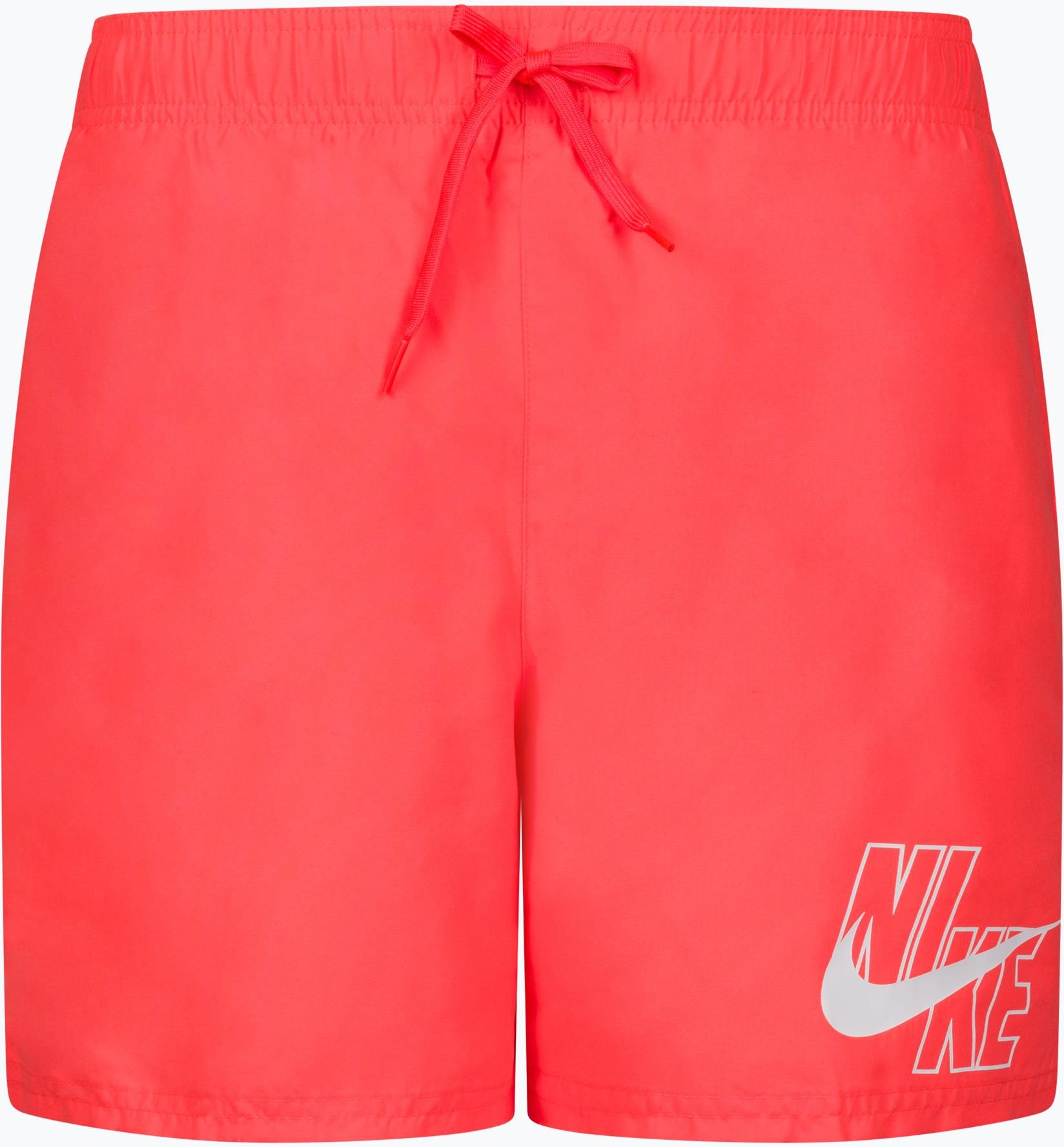 Zdjęcie Szorty kąpielowe męskie Nike Logo Solid 5" Volley pomarańczowe NESSA566-631 - Warszawa