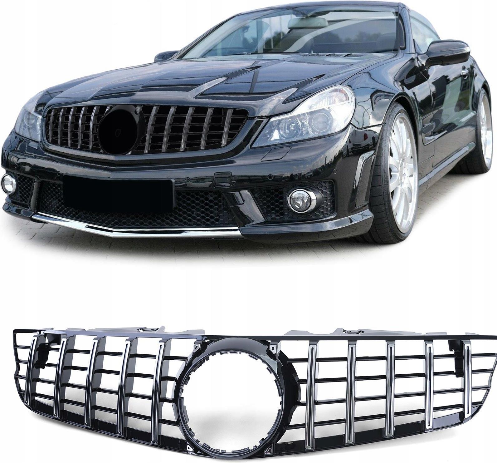 Jbm Grill Atrapa Mercedes Sl R230 2008 2012 Opinie I Ceny Na Ceneo Pl