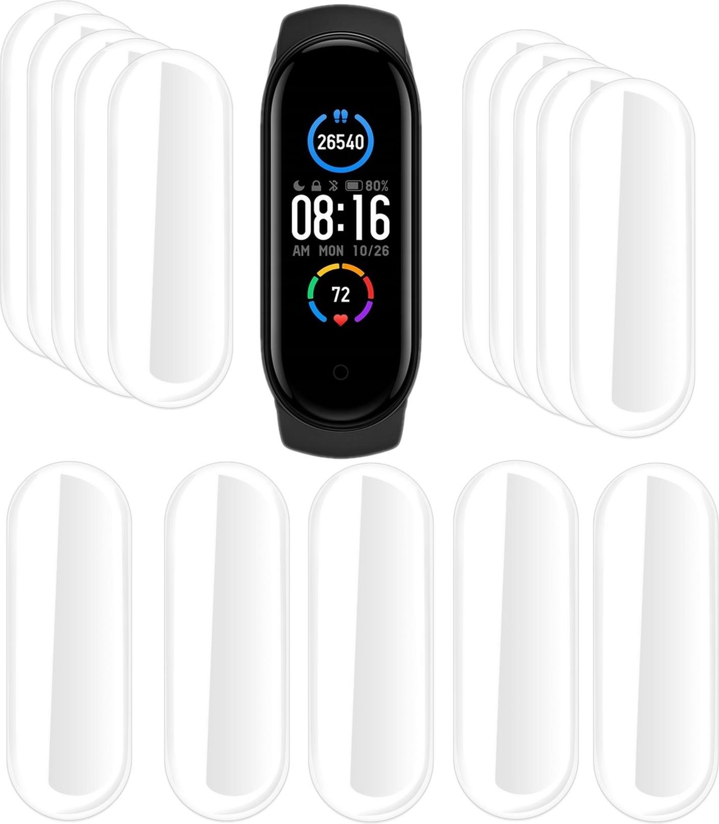 Kbr Games 15X Folia Ochronna Błyszcząca Do Xiaomi Mi Band 5 Opinie i