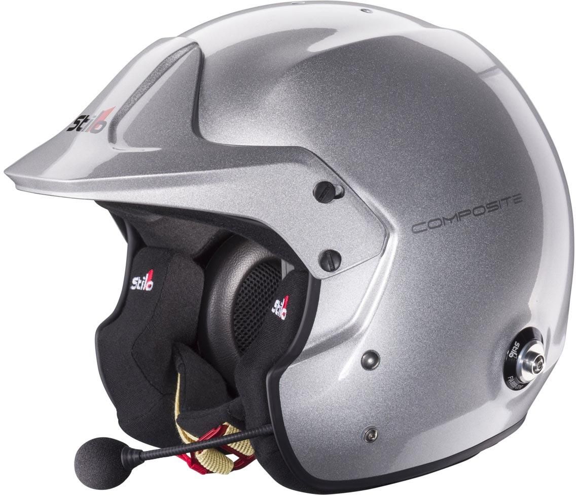 Kask Motocyklowy Stilo Otwarty Z Interkomem Venti Trophy Plus Srebrny