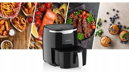 FRYTKOWNICA BEZTŁUSZCZOWA 1400W 5L LED VERTENZ Taste 50 - zdjęcie 4
