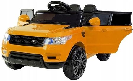 Land Rover Autko Na Akumulator 2X45W Dzieci Pilot 2.4G Led Pomarańczowy - zdjęcie 5