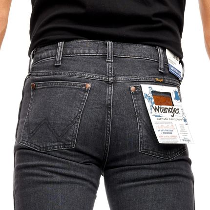 WRANGLER LARSTON AUTHENTIC BLACK W18S8912V - zdjęcie 2