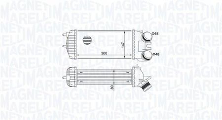 Magneti Marelli Chłodnica Powietrza Intercooler 351319205110 - zdjęcie 2