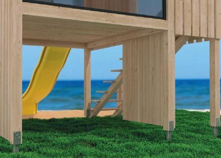Domax Podstawa Słupa Wkręcana Kotwa Pwu 100X865Mm - zdjęcie 4