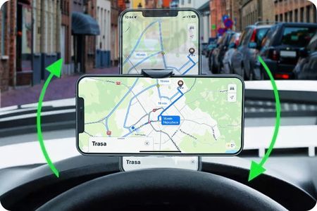 Webski Uchwyt Samochodowy Do Telefonu Na Kokpit Z Klipsem - zdjęcie 5