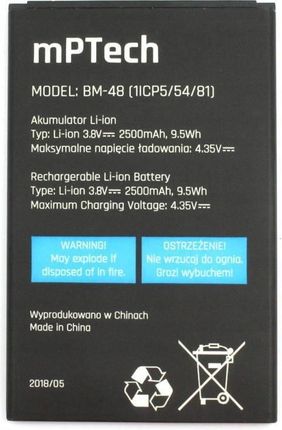 Myphone Oryginalna Bateria Bm 48 Fun 18X9 - zdjęcie 2