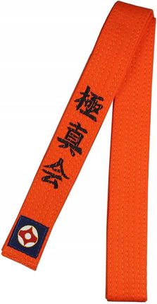 Pasy Pas Do Kyokushin Karate Pomarańczowy 200cm - zdjęcie 2