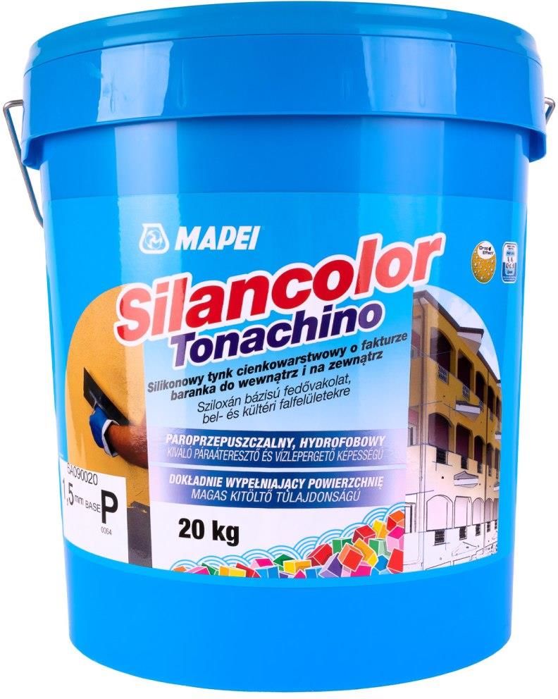 Zdjęcie MAPEI SILANCOLOR TONACHINO TYNK BARANEK 1,5mm 20kg - Chełmża