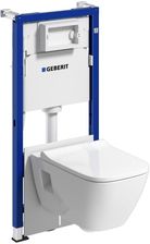 Zdjęcie Geberit Zestaw stelażowy Duofix Basic Selnova Square 118.344.00.2 - Goleniów