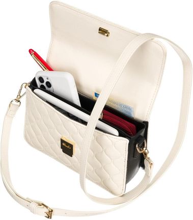 Elegancka, pikowana listonoszka crossbody — David Jones - zdjęcie 2
