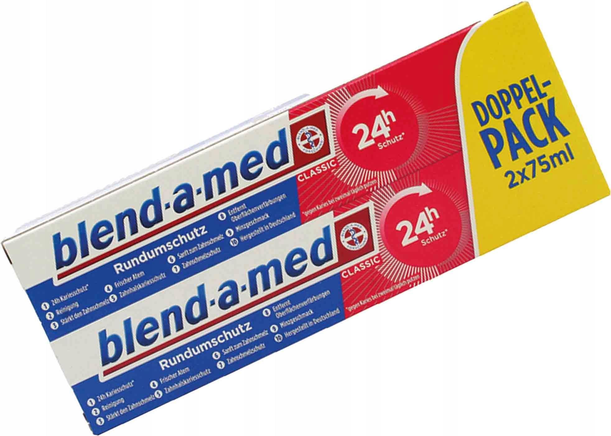 Blend A Med Blend A Med Classic Pasta Do Zębów 2x75 ml Opinie i ceny