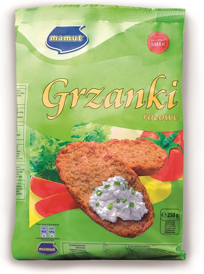 Mamut Grzanki Razowe 250g Ceny I Opinie Ceneo Pl