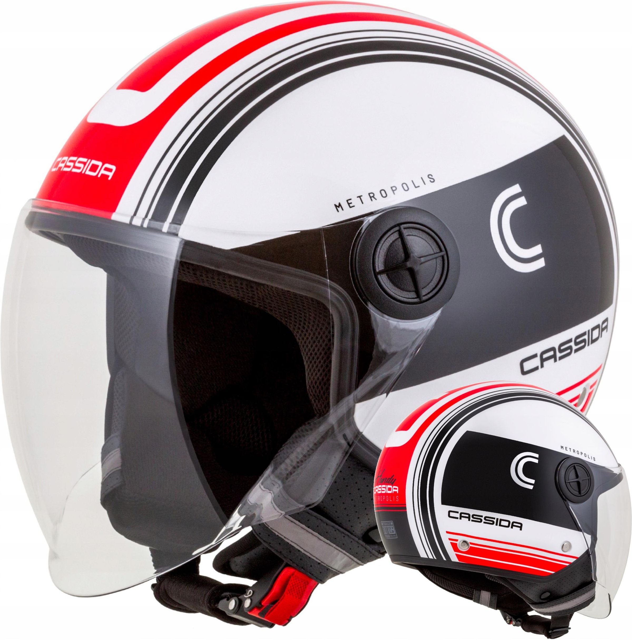 Kask Motocyklowy Cassida W Handy Metropolis Opinie I Ceny Na Ceneo Pl