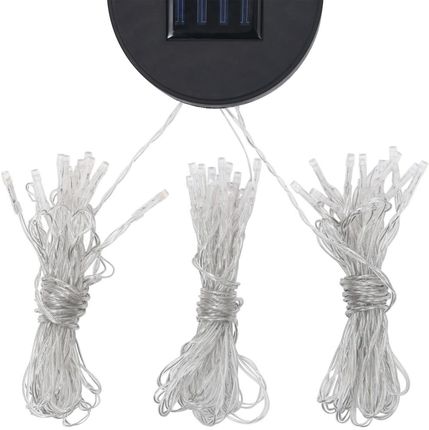 Vidaxl Altana Z Podwójnym Dachem I Sznurem Lampek Led 3X4m Biała 3070298 - zdjęcie 3