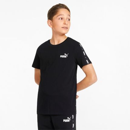 Koszulka chłopięca Puma ESS TAPE czarna 84730001 - zdjęcie 2