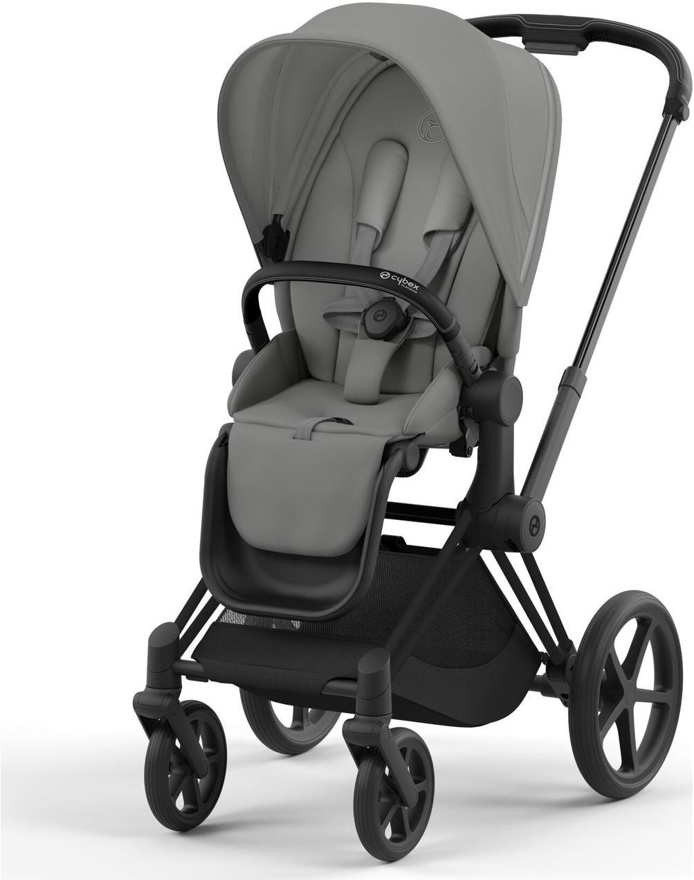 W Zek Cybex Priam Mirage Grey Matt Black Spacerowy Ceny I Opinie