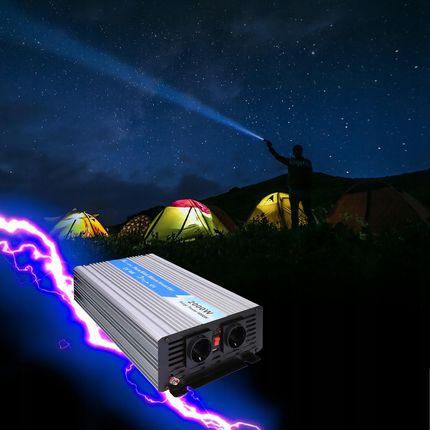 Przetwornica 12v 230v 4000W Czysty Sinus 2x Ac - zdjęcie 5