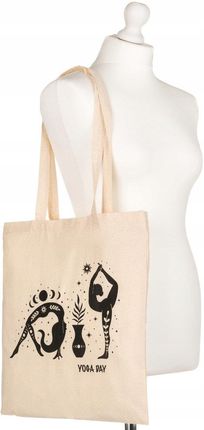 Bawełniana torba typu shopper bag - zdjęcie 2