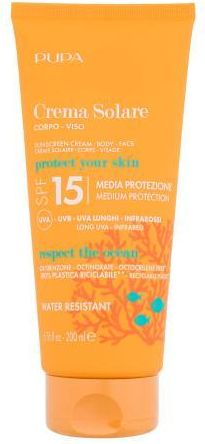 Pupa Sunscreen Cream Spf15 Preparat Do Opalania Ciała 200 ml Opinie i