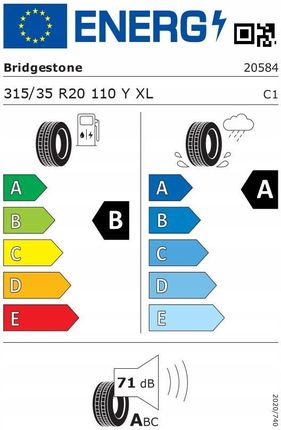 Bridgestone Turanza 6 315/35R20 110Y Xl - zdjęcie 2