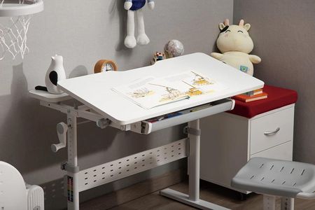 Regulowane Biurko Dla Dziecka Spacetronik Xd Spe-X102W 80X60Cm - zdjęcie 5