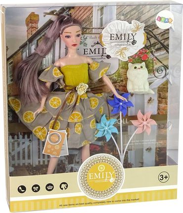 Leantoys Lalka Emily Z Wiatrakiem Kotek Dla Dzieci - zdjęcie 4