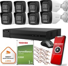 Zdjęcie Zestaw monitoringu Hilook 8 kamer IP IPCAM-B2-30DL 1TB dysk - Brwinów