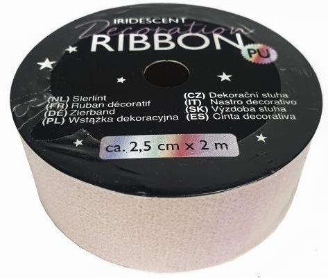 Zdjęcie Tasiemka dekoracyjna samoprzylepna jasny róż 2,5cm x 2m - Niepołomice