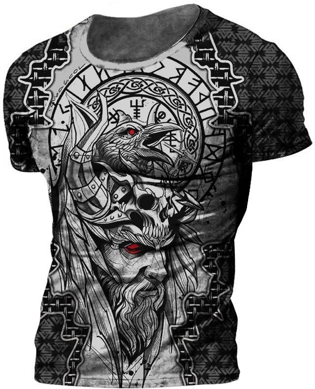 T Shirt M Ski Koszulka D Nadruk Viking Dragon Ceny I Opinie Ceneo Pl