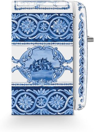 Lodówka Smeg X Dolce&Gabbana FAB5RDGME5 Retro 72,5 cm Niebieska - zdjęcie 4