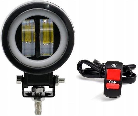 Halogen Reflektor Halogen Lampa Led Cree Ring Motocykl Opinie I Ceny