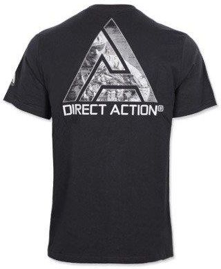 Direct Action T Shirt Logo D A 3 Czarny Ts Lda3 Ctn Blk 186055 - zdjęcie 2