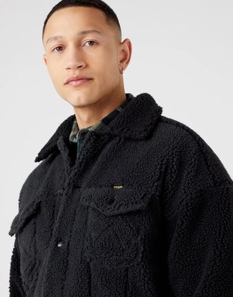 WRANGLER SHERPA JACKET FADED BLACK W4B5YAXV6 - zdjęcie 2