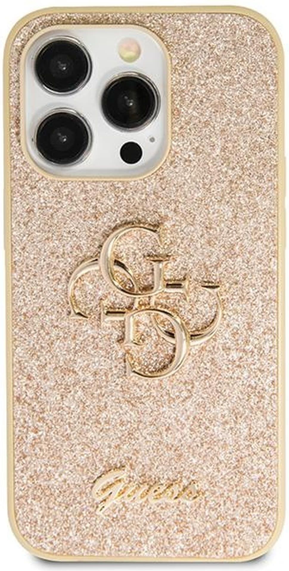 Guess Guhcp13Lhg4Sgd Iphone 13 Pro 6 1 Złoty Gold Hardcase Glitter