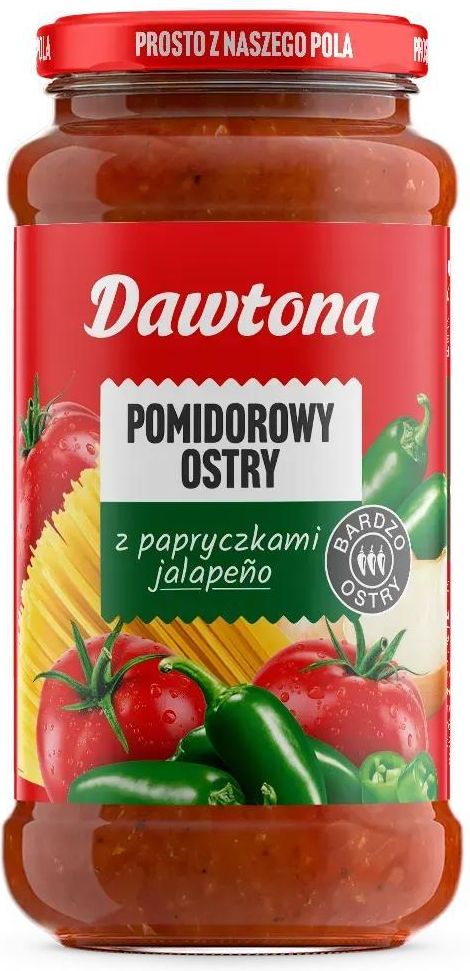 Dawtona Sos Pomidorowy Pikantny Z Jalapeno 520g Ceny I Opinie Ceneo Pl