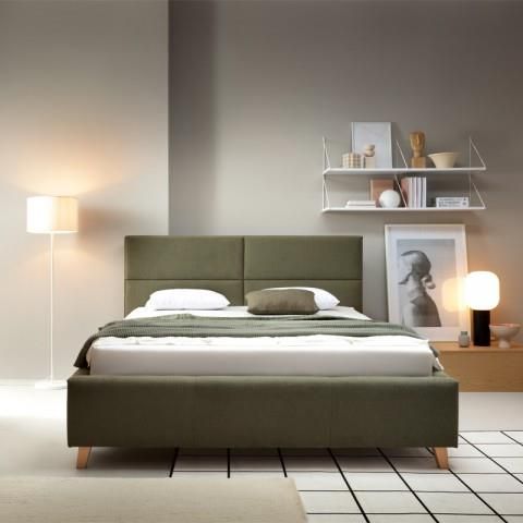 Zdjęcie Comforteo Łóżko Mike Tapicerowane 120X200 Tkanina Grupa I Pojemnik Z Pojemnikiem Wysokość Wezgłowia 86 Cm 2813_124364 - Będzin