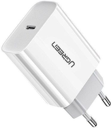 Ugreen Ładowarka Sieciowa 60450 Usb C Power Delivery 3 0 Quick Charge 4 20W 3A Biały - zdjęcie 3