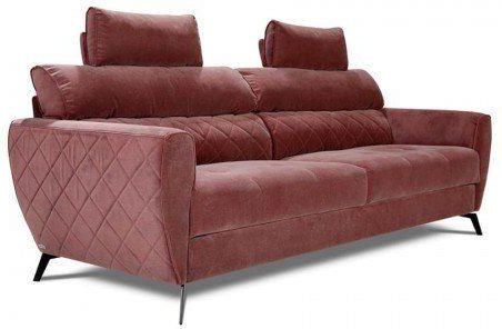 Nowoczesna Sofa Rozkładana Scandic Z Zagłówkami Szerokość 235 Cm 1