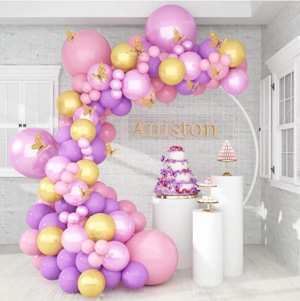 Partyon Balony Girlanda Balonowa Fioletowa R Owa Urodziny Ceny I