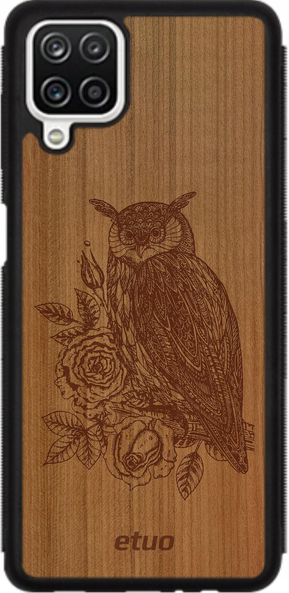 Etuo Etui Drewniane Na Samsung Galaxy M12 Wood Case Etui Na Telefon