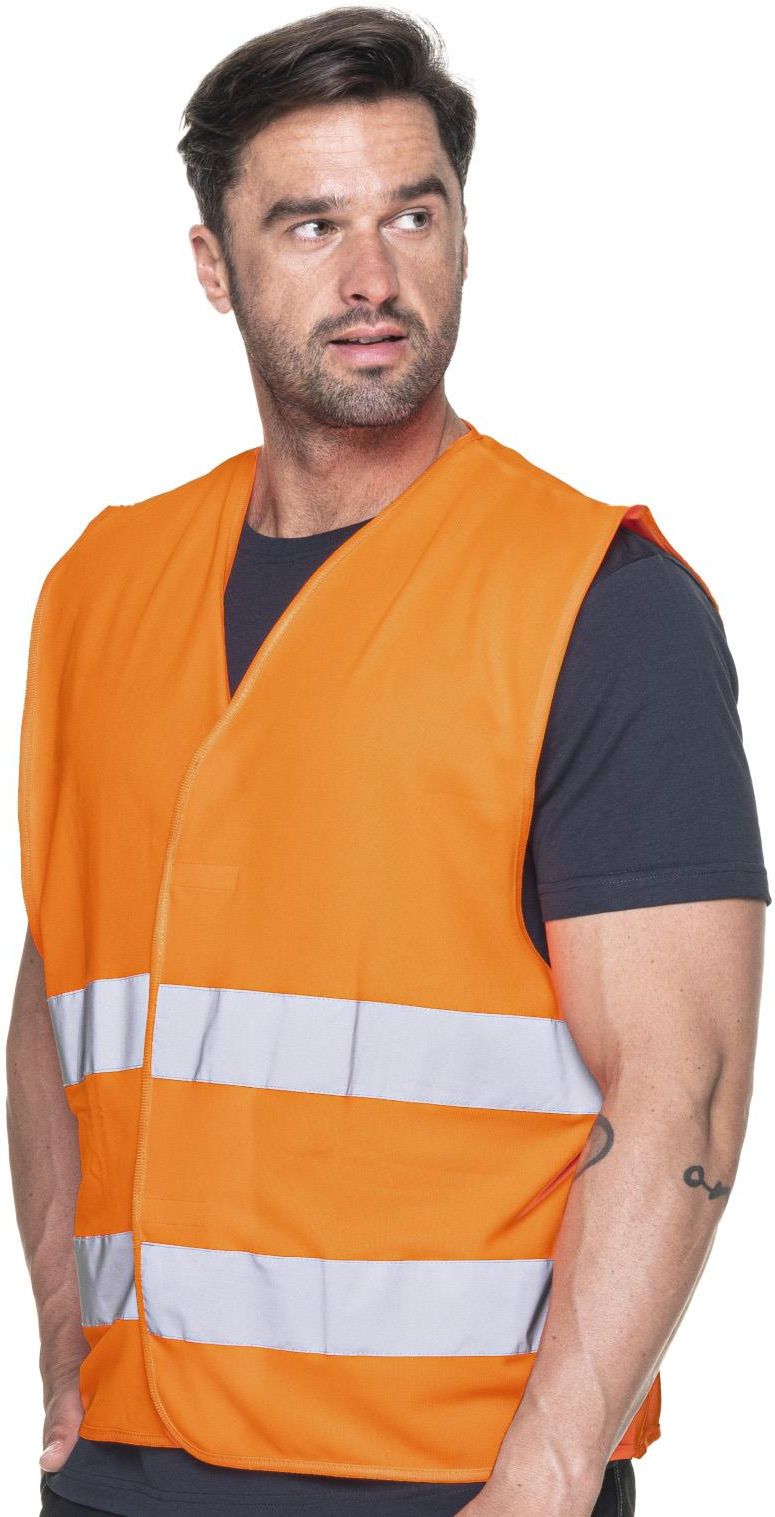 Mark The Helper Kamizelka Odblaskowa Vest Hi Vis Pomarańczowy Hi Vis